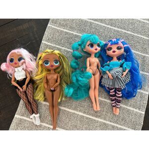 LOL OMG Series Fancy Dolls With Colored Hair